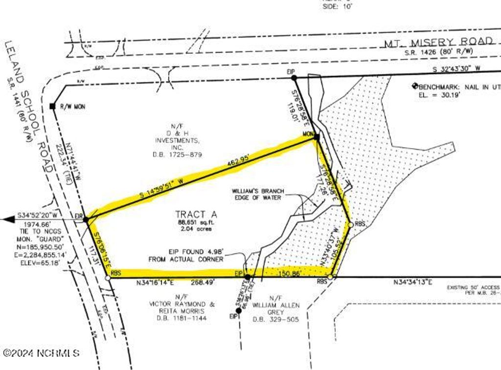 Photo of Tract A Leland School Road NE, Leland, NC 28451 (MLS # 100569923)