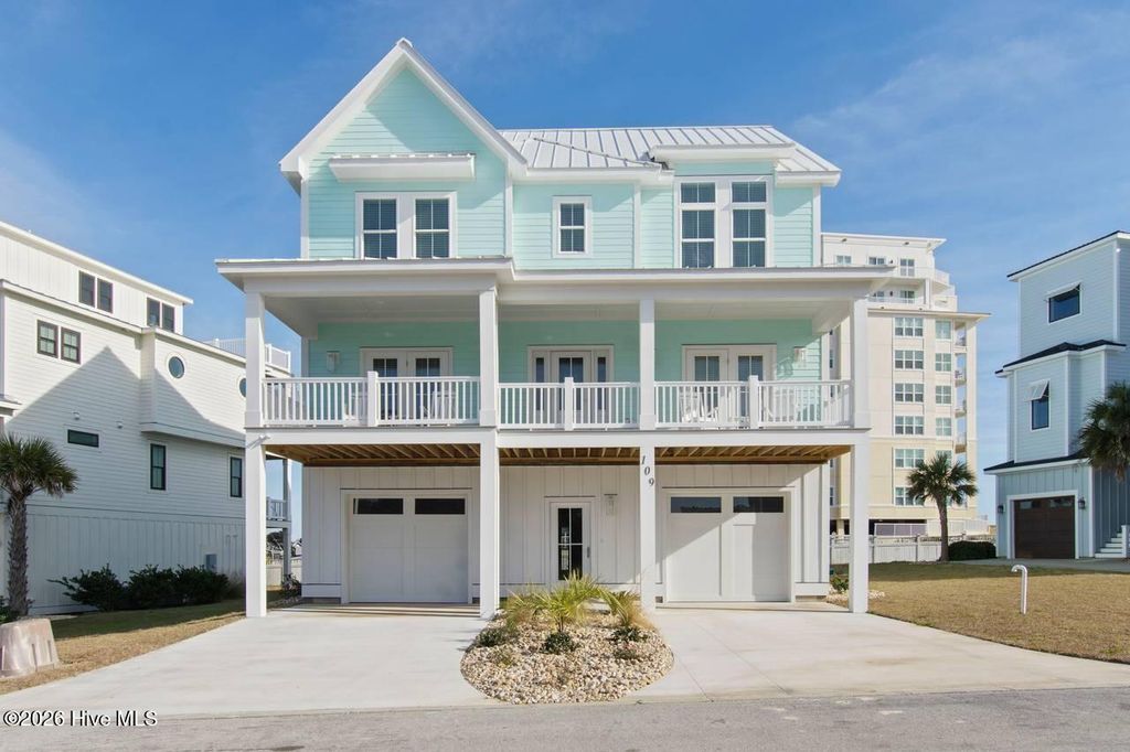 Photo of 109 Ocean Bluff Drive, Indian Beach, NC 28512 (MLS # 100570284)