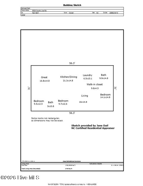 Mobile Home For Sale - 5520 County Line Road<br/> Craven County, New Bern, NC 28562
