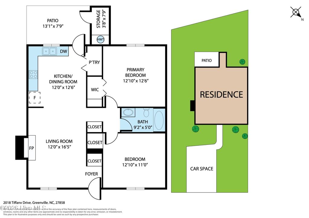 Photo of 2018 Tiffany Drive, Greenville, NC 27858 (MLS # 100556634)