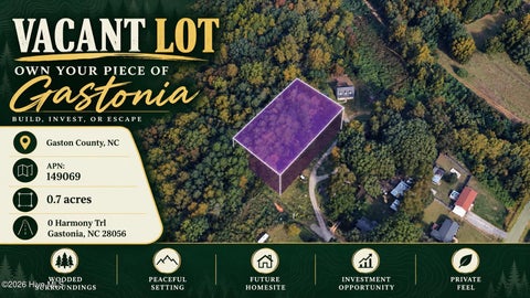Vacant Land For Sale - Harmony Trail<br/> Gastonia, NC 28056
