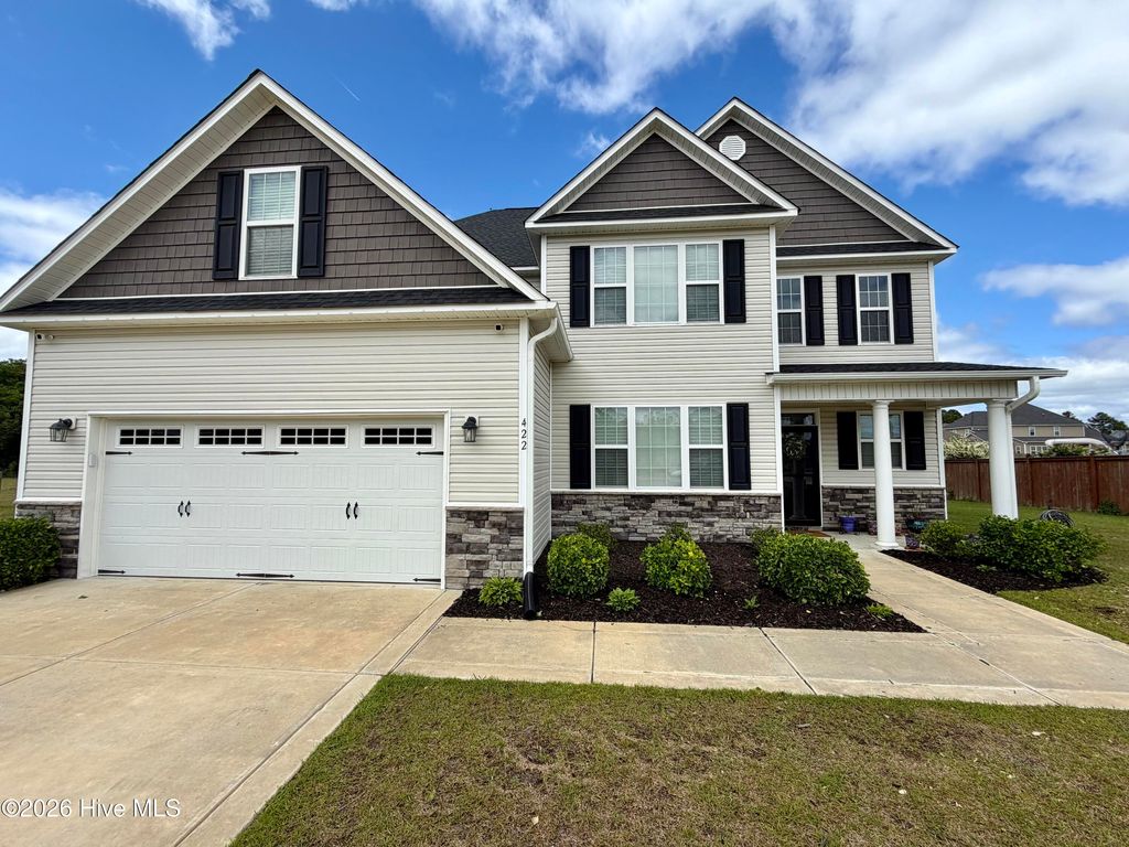 Photo of 422 Whistling Heron Way, Swansboro, NC 28584 (MLS # 100569933)