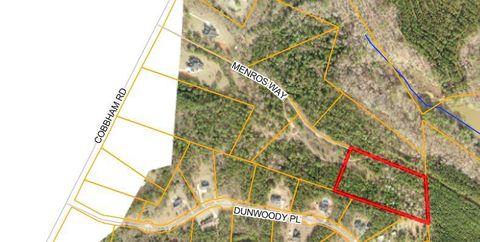 Vacant Land For Sale - 255 Menros Way<br/> Columbia County, Appling, GA 30802