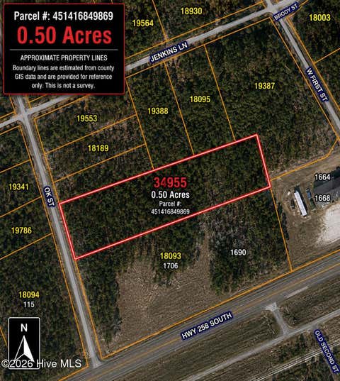 Vacant Land For Sale - 0.50AC Ok Street<br/> Lenoir County, Kinston, NC 28504