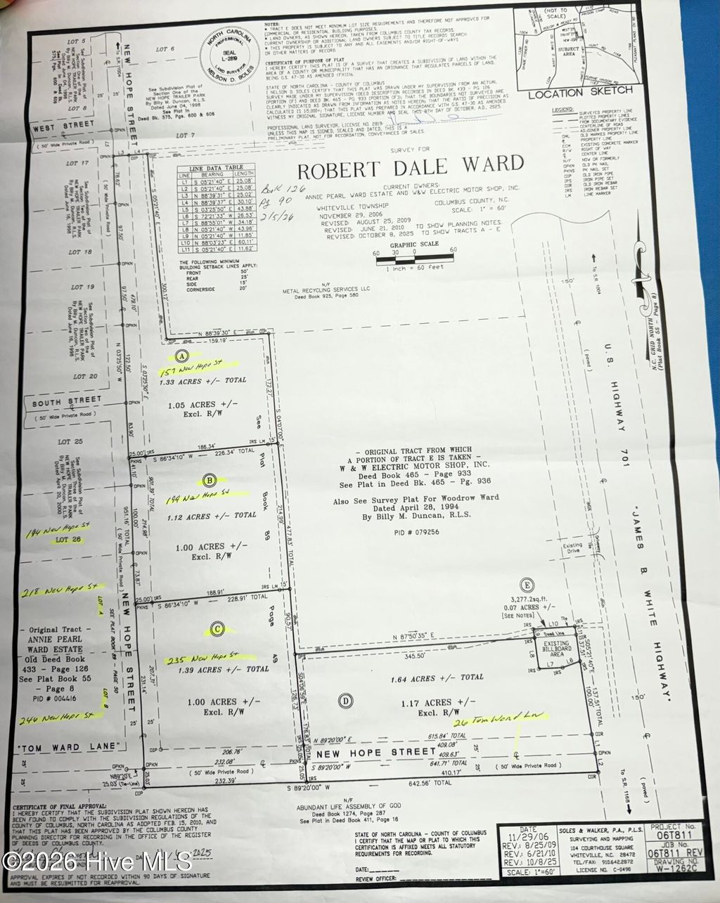 Photo of 157 New Hope Street, Whiteville, NC (MLS # 100573093)