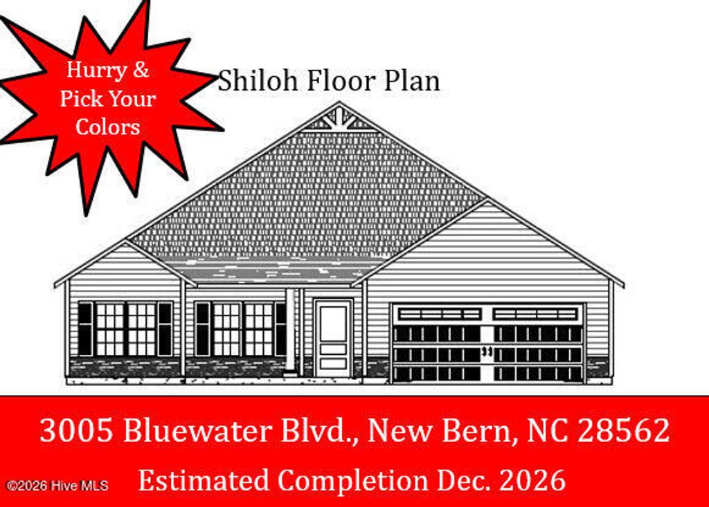 Photo of 3005 Bluewater Boulevard, New Bern, NC 28562 (MLS # 100590699)