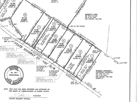 Vacant Land For Sale - Ga Highway 23<br/> Waynesboro, GA 30830
