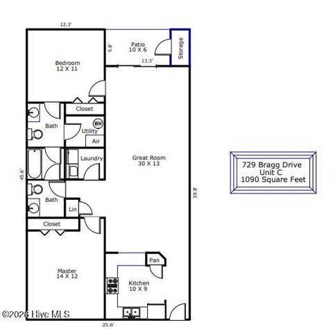 Tiny photo for 729 Bragg Drive #Apt C, Wilmington, NC 28412 (MLS # 100609367)