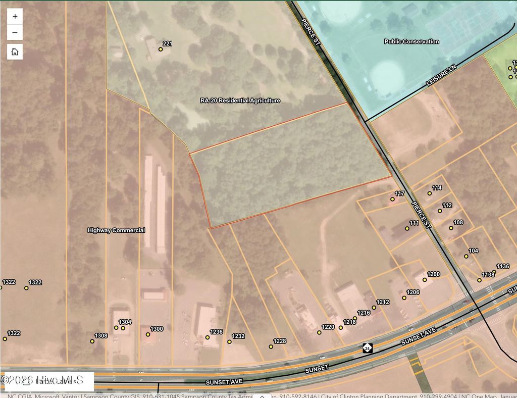 Photo of 0 Pierce Street, Clinton, NC 28328 (MLS # 100557458)