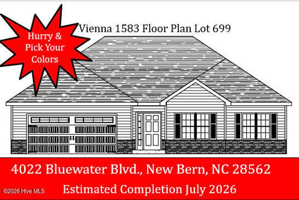 Photo of 4022 Bluewater Boulevard, New Bern, NC 28562 (MLS # 100557509)