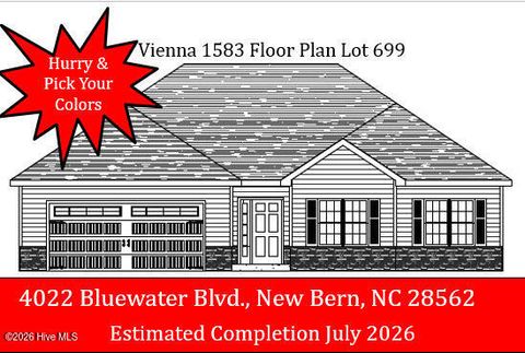 Photo of 4022 Bluewater Boulevard, New Bern, NC 28562 (MLS # 100557509)