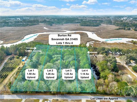 Vacant Land For Sale - 181-199 Burton Road<br/> Chatham County, Savannah, GA 31405