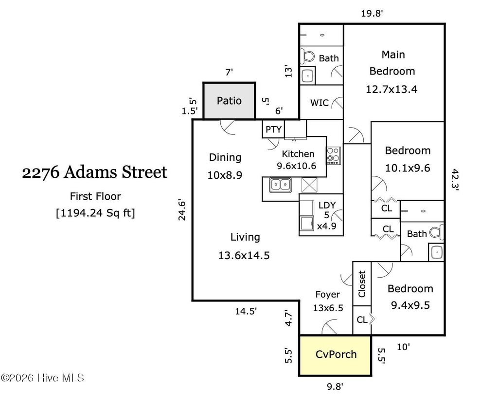 Photo of 2276 Adams Street, Wilmington, NC 28401 (MLS # 100562580)