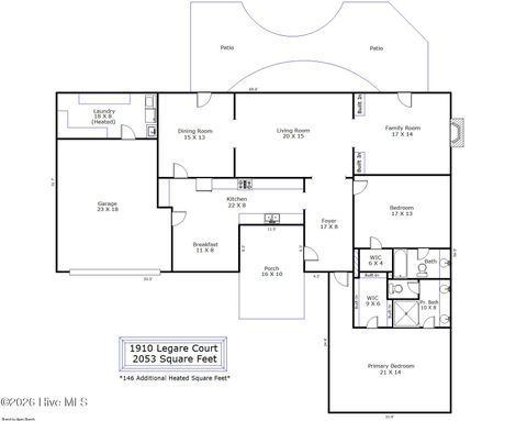 Tiny photo for 1910 Legare Court, Wilmington, NC 28403 (MLS # 100561548)