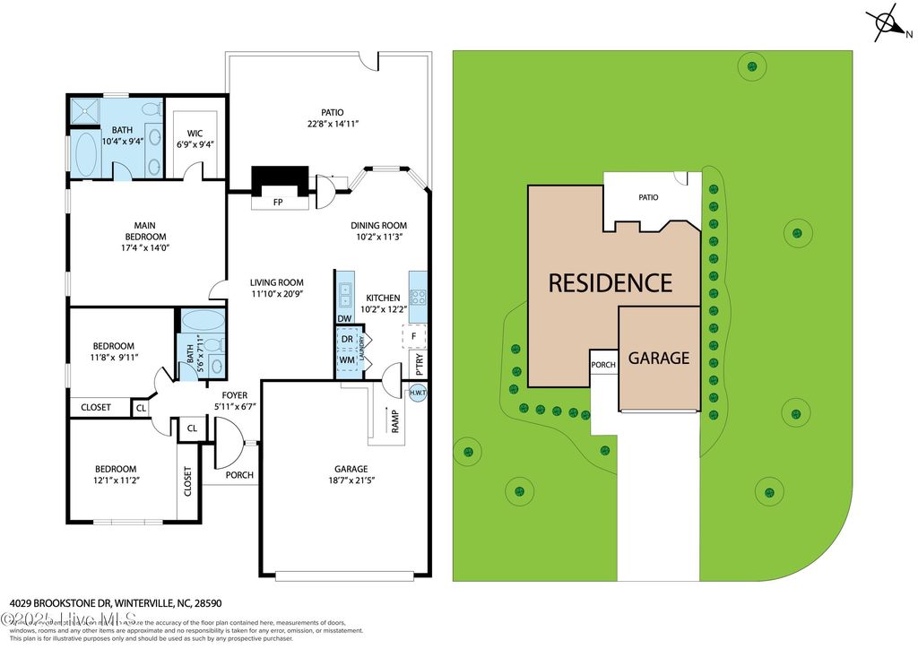 Photo of 4029 Brookstone Drive, Winterville, NC 28590 (MLS # 100545494)