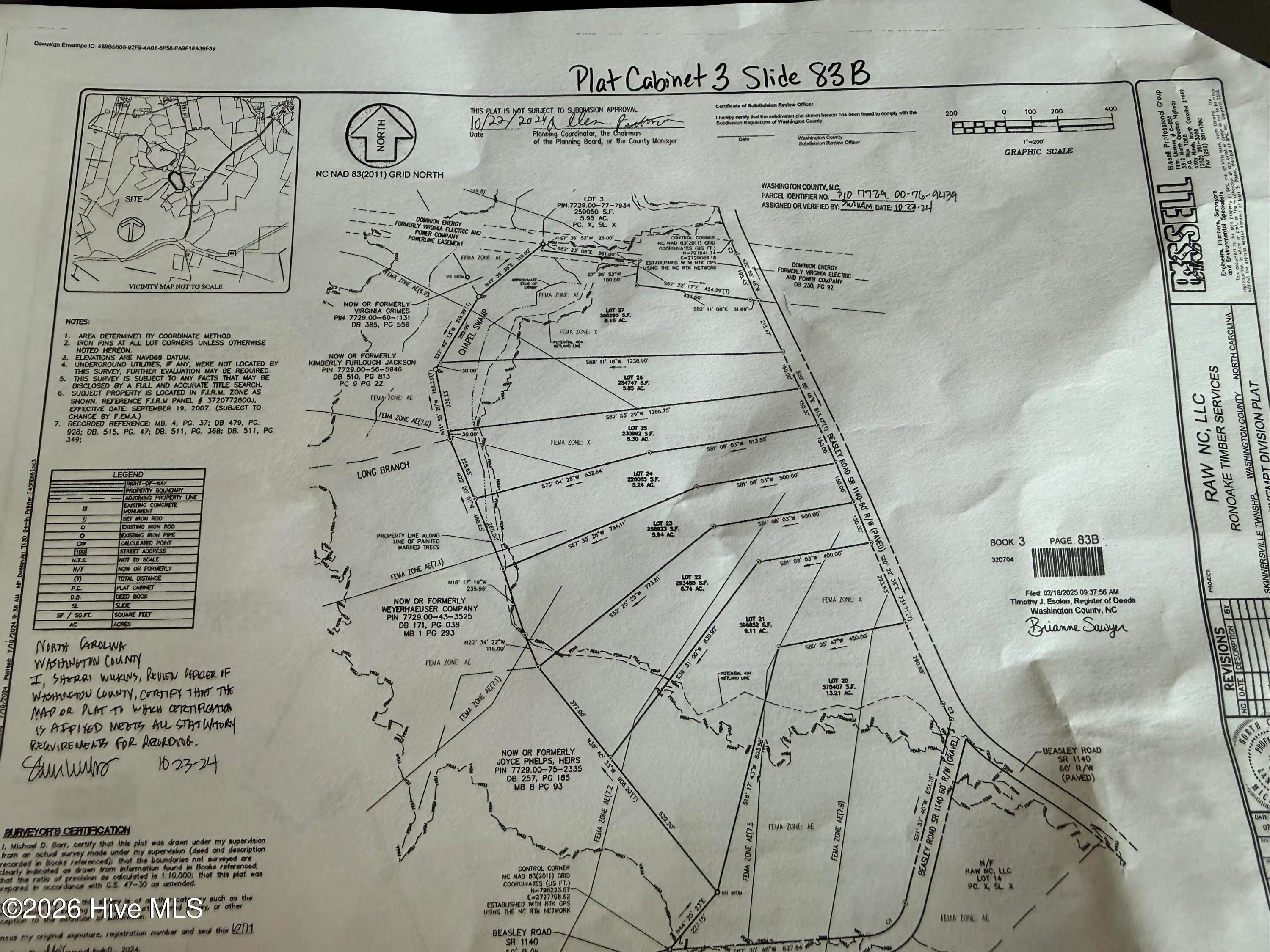 Lot 26 Beasley Road, Roper, NC, 27970