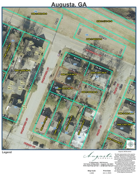 Vacant Land For Sale - 106 Forsythe Street<br/> Augusta, GA 30901