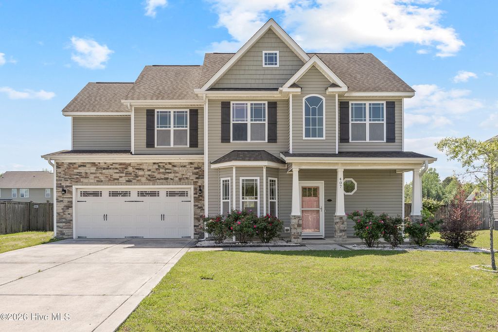 Photo of 407 Canoe Lane, Swansboro, NC 28584 (MLS # 100567731)