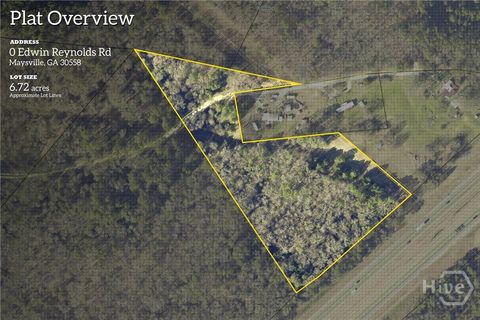 Vacant Land For Sale - Edwin Reynolds Road<br/> Maysville, GA 30558