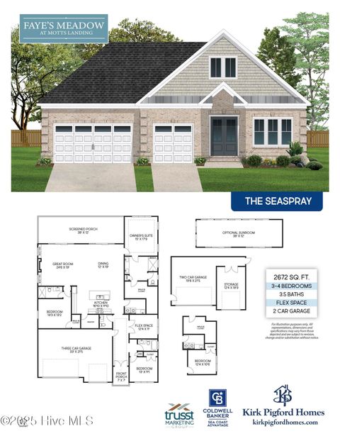 Tiny photo for 5523 Fayes Meadow Court #(Lot 6), Wilmington, NC 28412 (MLS # 100550201)