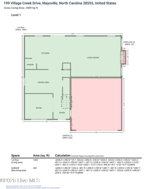 Tiny photo for 199 Village Creek Drive, Maysville, NC 28555 (MLS # 100568736)