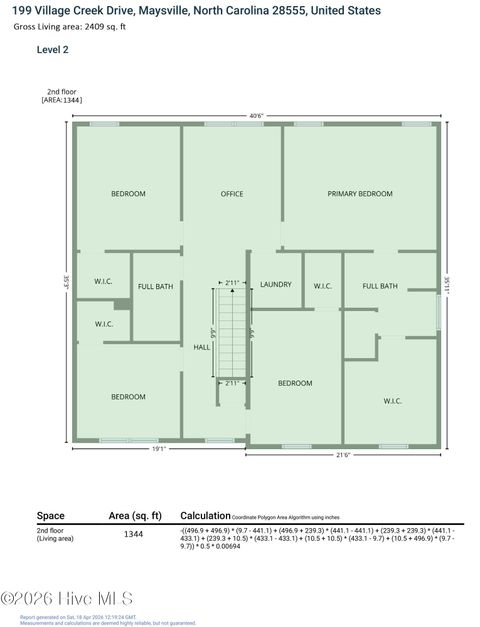 Tiny photo for 199 Village Creek Drive, Maysville, NC 28555 (MLS # 100568736)