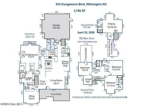 Tiny photo for 533 Dungannon Boulevard, Wilmington, NC 28403 (MLS # 100572291)