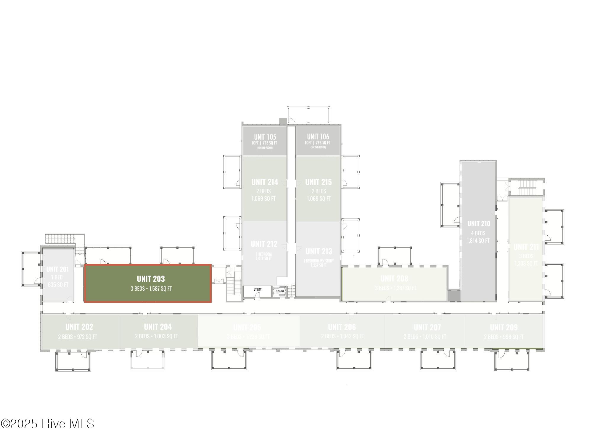 805 Mulberry Street Unit 203