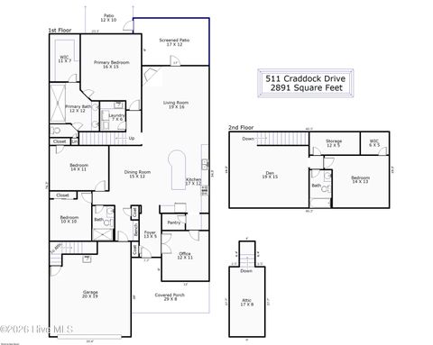 Tiny photo for 511 Craddock Drive, Wilmington, NC 28412 (MLS # 100565700)