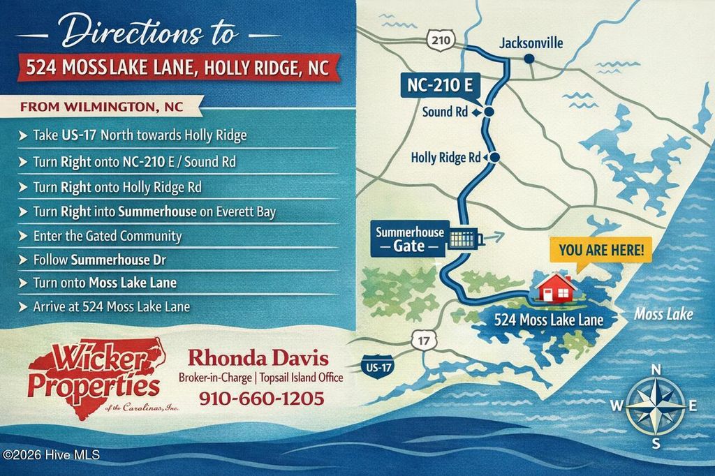 Photo of 524 Moss Lake Lane, Holly Ridge, NC 28445 (MLS # 100563694)