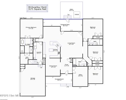 Tiny photo for 39 Excalibur Point, Hampstead, NC 28443 (MLS # 100549522)