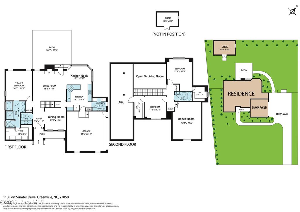 Photo of 113 Fort Sumter Drive, Greenville, NC 27858 (MLS # 100570494)