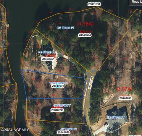 Vacant Land For Sale - 135 Troys Point<br/> West End, NC 27376