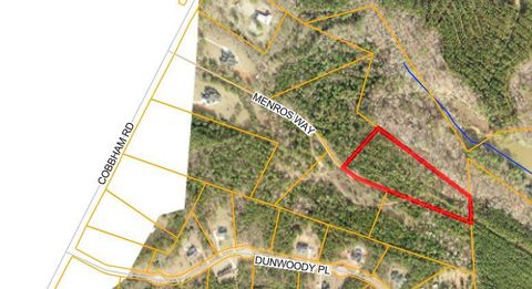 Vacant Land For Sale - 250 Menros Way<br/> Columbia County, Appling, GA 30802
