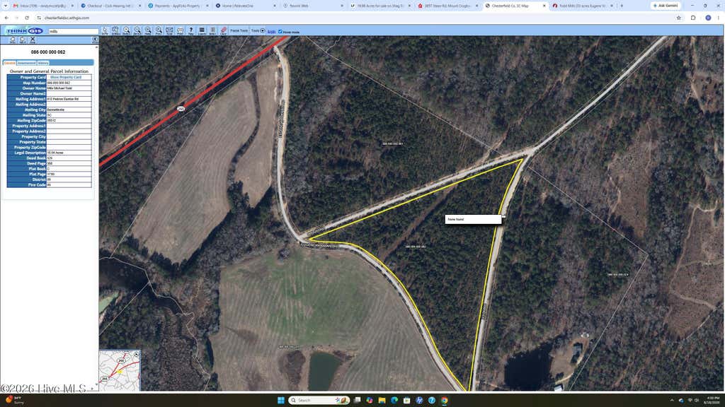 Photo of Tbd Eugene Woodward Road, Mount Croghan, SC 29727 (MLS # 100597173)