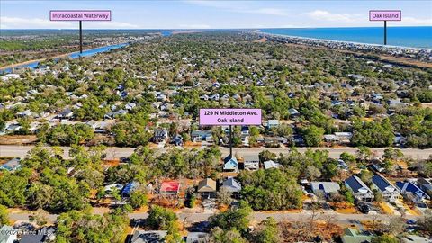 Tiny photo for 129 N Middleton Avenue, Oak Island, NC 28465 (MLS # 100550591)