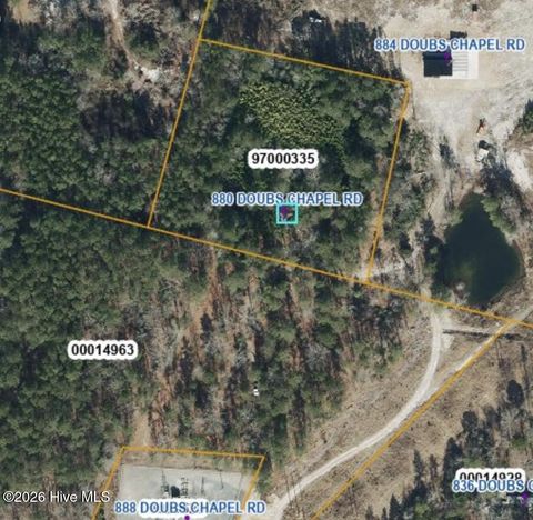 Vacant Land For Sale - 880 Doubs Chapel Road<br/> West End, NC 27376