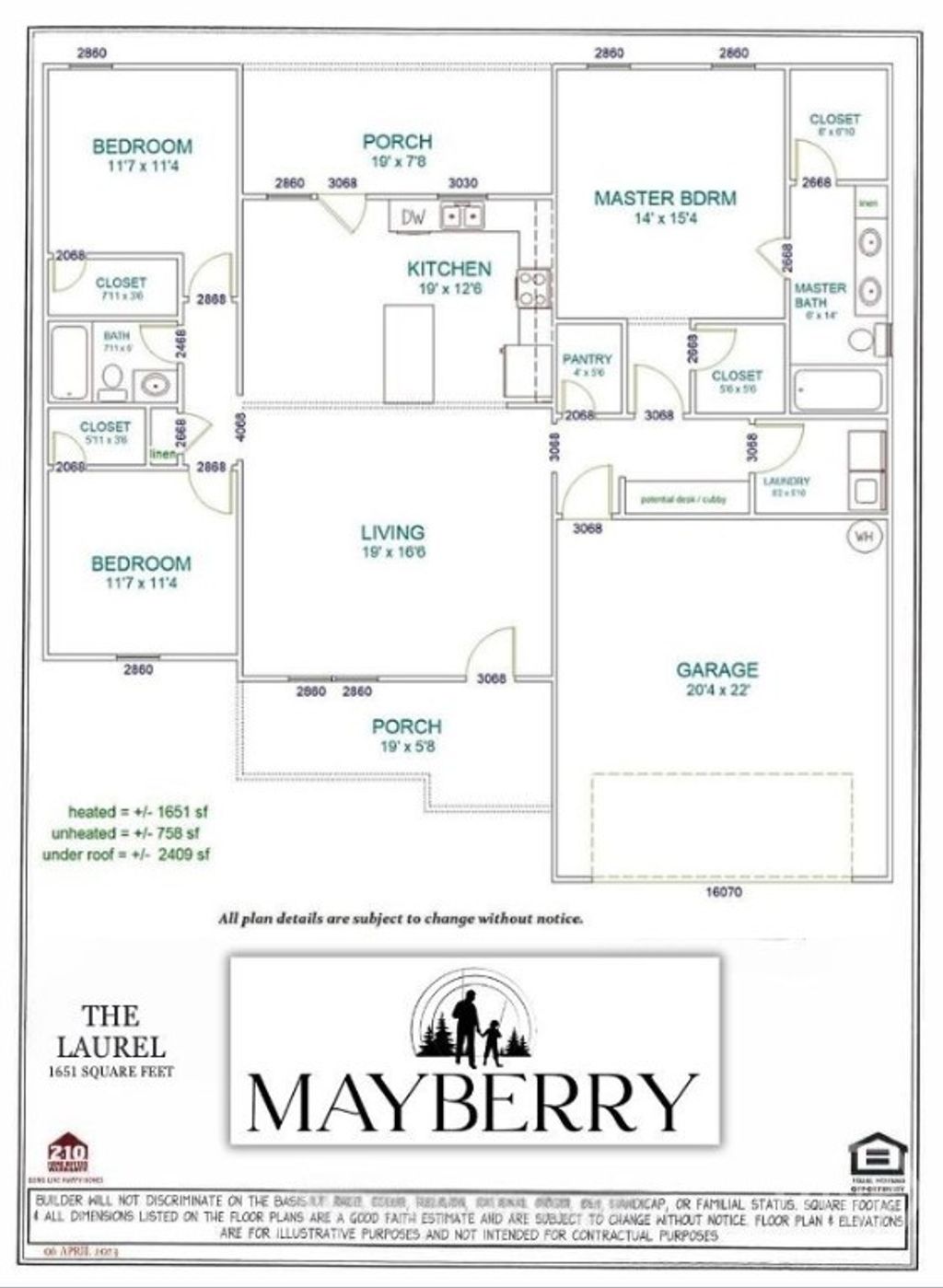 Photo of 222 Aunt Bee Boulevard, Statesboro, GA 30458 (MLS # SA346621)