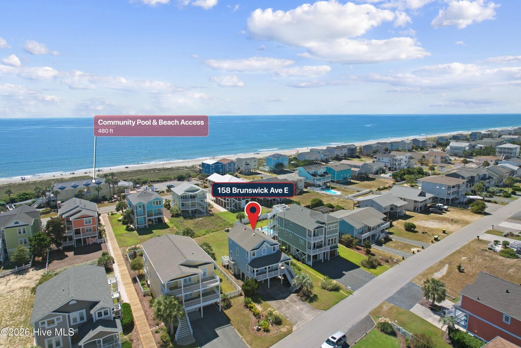Photo of 158 Brunswick Avenue E, Holden Beach, NC 28462 (MLS # 100607632)