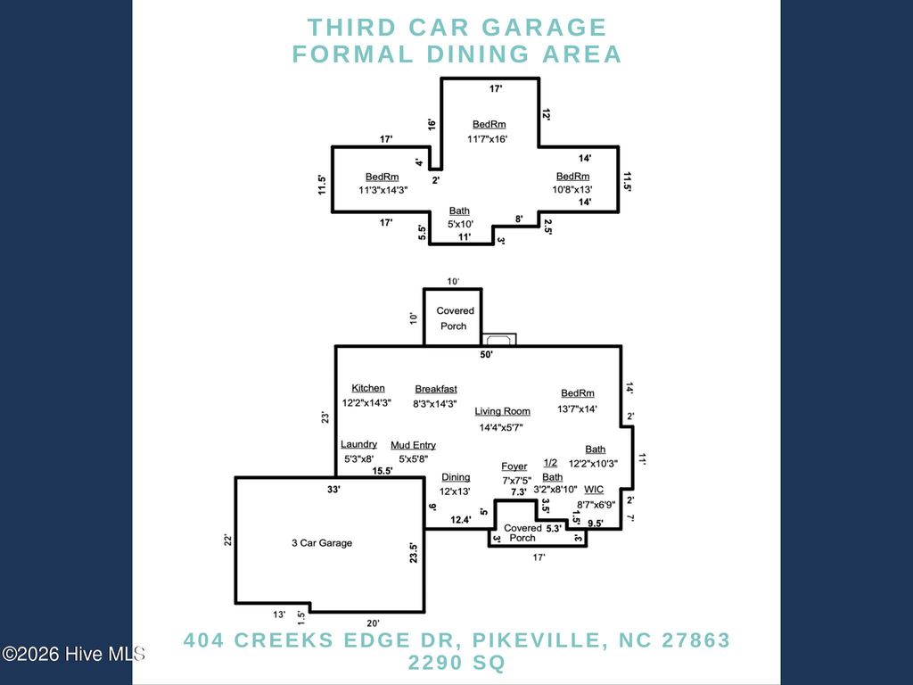 Photo of 404 Creeks Edge Drive, Pikeville, NC 27863 (MLS # 100539497)