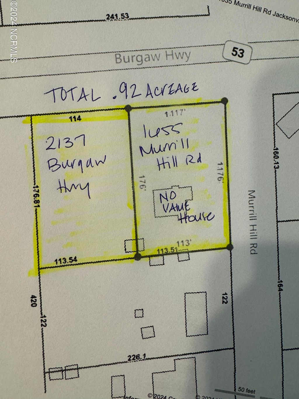 Photo of 1655 Murrill Hill Road, Jacksonville, NC 28540 (MLS # 100449243)