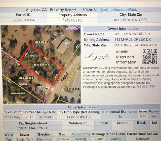 Photo of 1219 Roy Road, Augusta, GA 30909 (MLS # 100597931)