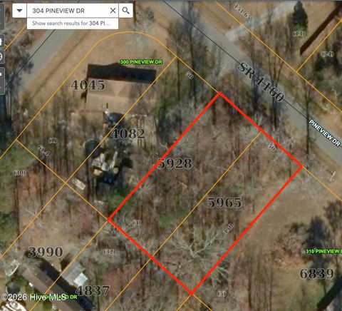 Vacant Land For Sale - 304 & 306 Pineview Drive<br/> Edenton, NC 27932