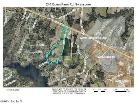 Vacant Land For Sale - 240 Odum Farms Road<br/> Onslow County, Swansboro, NC 28584