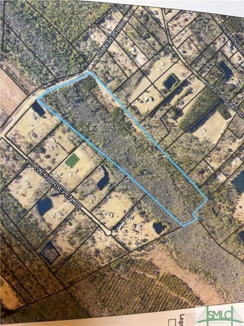 Vacant Land For Sale - 297 Horsepen Road<br/> Guyton, GA 31312