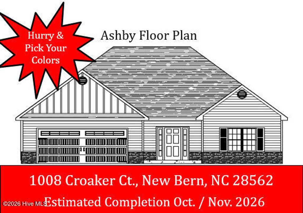 Photo of 1008 Croaker Court, New Bern, NC 28562 (MLS # 100576622)