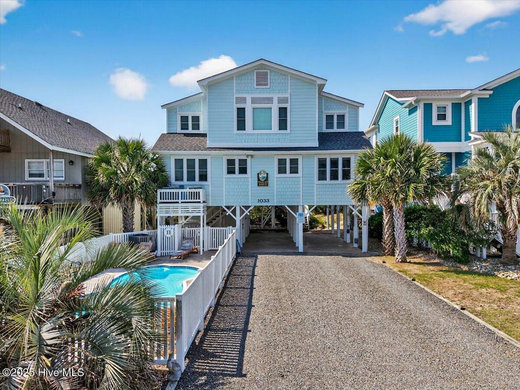 Photo of 1033 Ocean Boulevard W, Holden Beach, NC 28462 (MLS # 100513648)