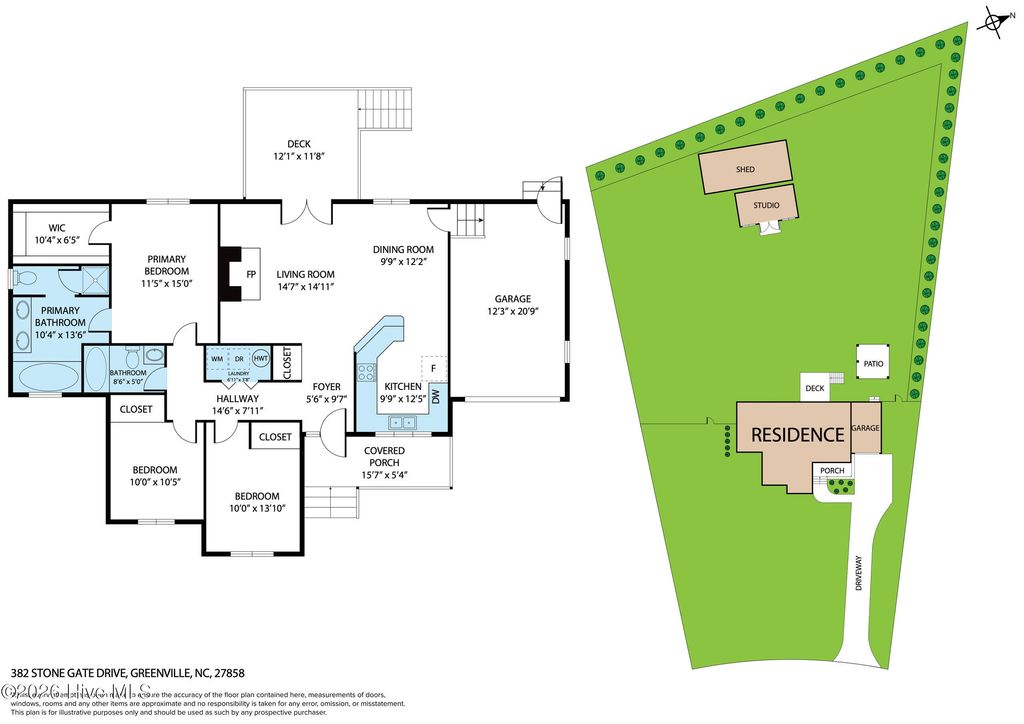 Photo of 382 Stone Gate Drive, Greenville, NC 27858 (MLS # 100577456)