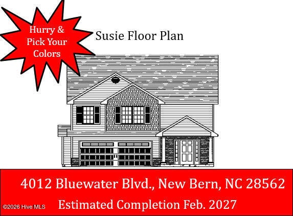 Photo of 4012 Bluewater Boulevard, New Bern, NC 28562 (MLS # 100604199)