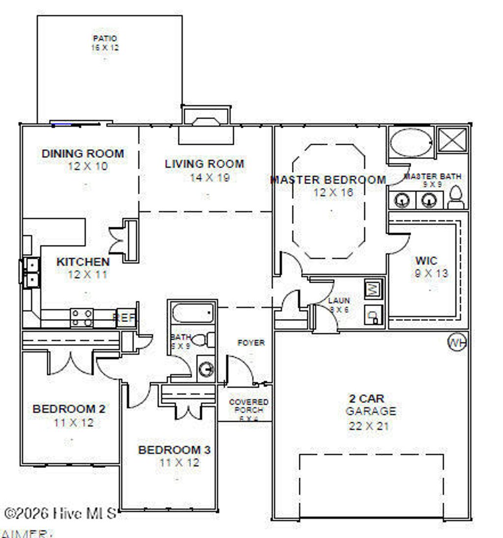 Photo of 1005 Croaker Court, New Bern, NC 28562 (MLS # 100569996)